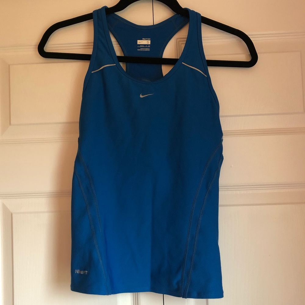 Nike FitDry top S(4-6) Blue - Picture 2 of 2